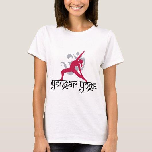 T-shirt Pose de yoga d'Iyengar (Devant)