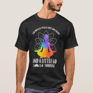 T-shirt Pose de Yoga Méditation Zen Guru Fleur de Lotus Pa