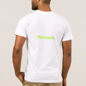 T-shirt pose de yoga, pose vers le bas (Dos)