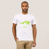 T-shirt pose de yoga, pose vers le bas (Devant entier)