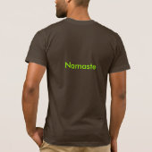 T-shirt Pose de yoga, pose vers le bas (Dos)