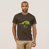 T-shirt Pose de yoga, pose vers le bas (Devant entier)