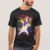 T-shirt Pose d'épandage de licorne (Devant)