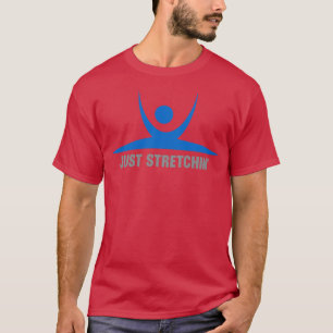 T-shirt Pose d'étirement Abstrait juste Stretchin