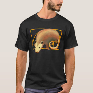 T-shirt Pose d'Opossum Spiral Fibonacci en Ratio Or Sp