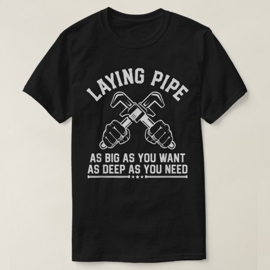 T-shirt Pose Pipe Pipefitter Plumbing Fundy Plumber (Design devant)