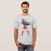 T-shirt Pose Supergirl 10 (Devant entier)