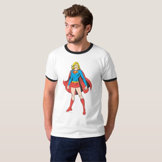 T-shirt Pose Supergirl 5 (Devant entier)