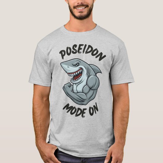T-shirt Poseidon Mode On™ - Fitness Nautique (Devant)