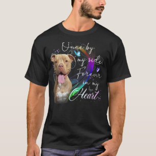 T-shirt Poser un chien taureau une fois de mon côté pour t