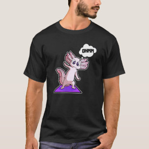 T-shirt Poses de yoga Axolotl Sport Gymnastique Battement