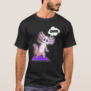 T-shirt Poses de yoga Axolotl Sport Gymnastique Battement