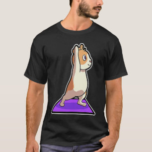 T-shirt Poses de yoga de hamster Sport Gymnastique Batteme