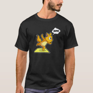 T-shirt Poses de yoga de paresseux de chat Sports Gymnasti