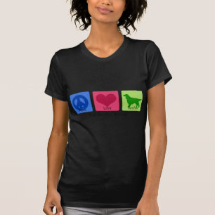 T-shirt Poseur de Gordon d'amour de paix