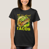 T-shirt posez-moi des questions sur le design des tacos po (Devant)