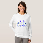 T-shirt Posez-moi des questions sur mon petit-fils ! (Devant entier)