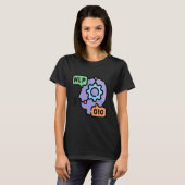 T-shirt Posez-moi la question sur la programmation NLP Neu (Devant entier)