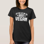 T-shirt Posez-moi la question Vegan Veggie Veggie Veganism (Devant)