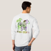 T-shirt Posh zebra (Dos entier)