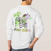 T-shirt Posh zebra (Dos)