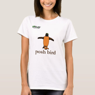T-shirt poshbird (pingouin brun)