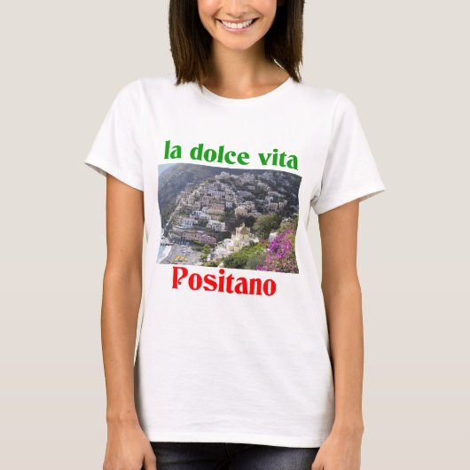 T-shirt Positano Italie (Devant)