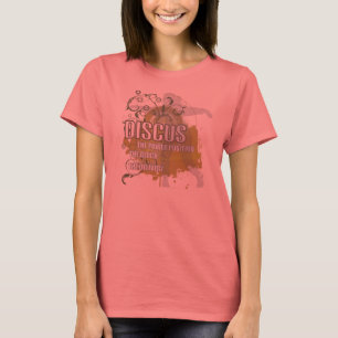 T-shirt Position de puissance de Discus.The. Le bloc. La