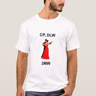 T-shirt Position fermée, Mur de ligne de diag, Attendre 2