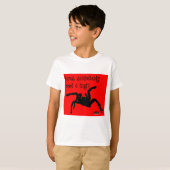 T-shirt Position menaçante - conception 7 d'art de (Devant entier)