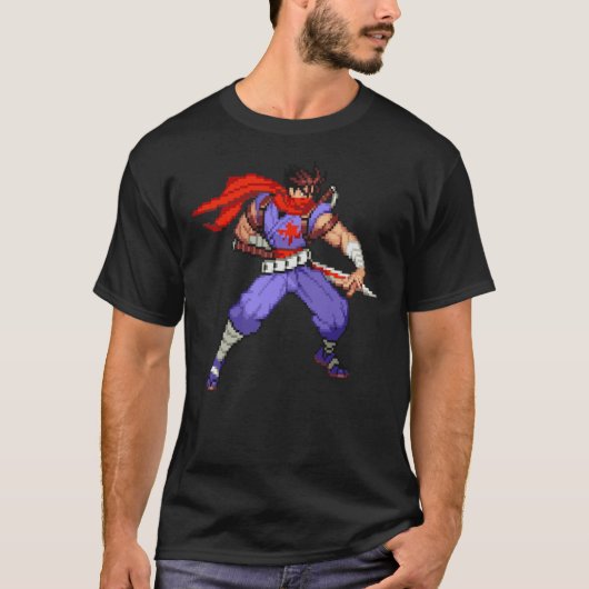 T-shirt Position Strider Hiryu ami MvC2 (Devant)
