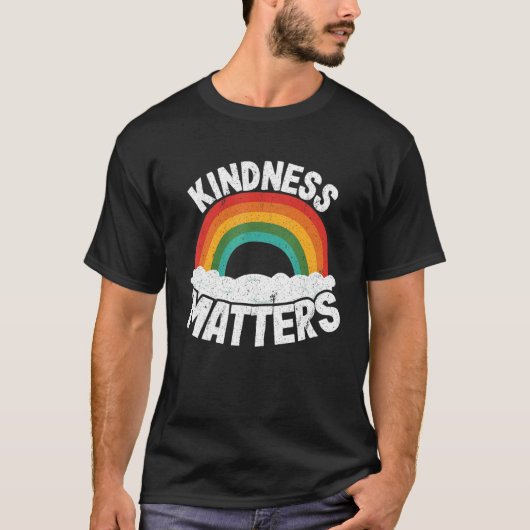 T-shirt Positive Anti Bullying Rainbow Sped Teacher Kindne (Devant)