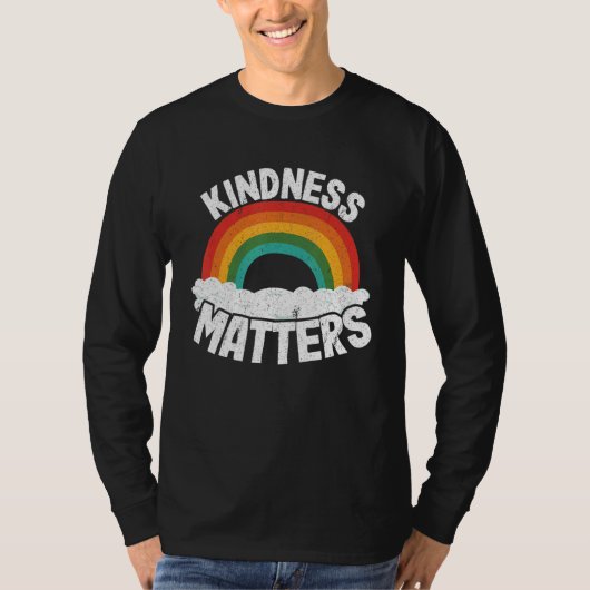 T-shirt Positive Anti Bullying Rainbow Sped Teacher Kindne (Devant)