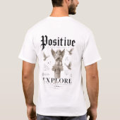T-Shirt Positive Explore Imprimé au Dos (Dos)