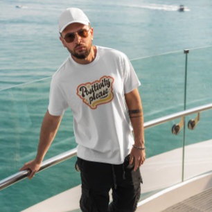 T-shirt Positivité S'Il Vous Plaît Lettrer