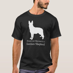 T-shirt Possédé et exploité par un berger allemand alsacie