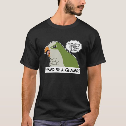 T-shirt Possédé par un quaker vert (Devant)