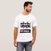 T-shirt "Possédez le Moment" (Devant entier)