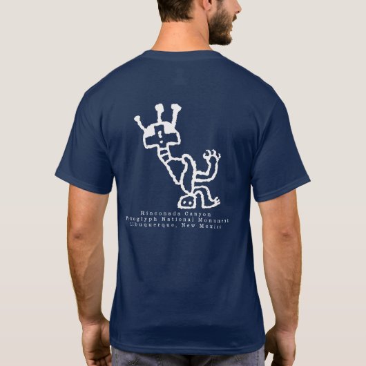 T-shirt possible Kachina Petroglyph (Dos)