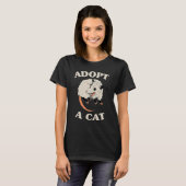T-shirt Possum Adopt A Cat Cute Opossums Team Trash Vibes (Devant entier)