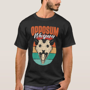 T-shirt Possum Chuchoteur Chat de Rue Opossum Animal Phala