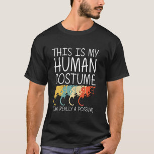 T-shirt Possum Halloween Costume humain Marsupial Gamba Ea