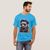 T-SHIRT POSSUME DANS VARSITY JACKET 4 (Devant entier)