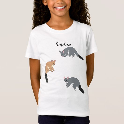 T-Shirt Possums à queue touffue (Devant)