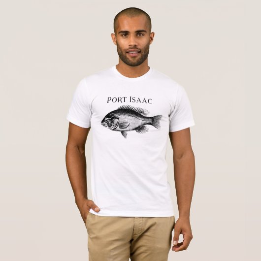 T-shirt Post Isaac Cornwall Fish (Devant entier)