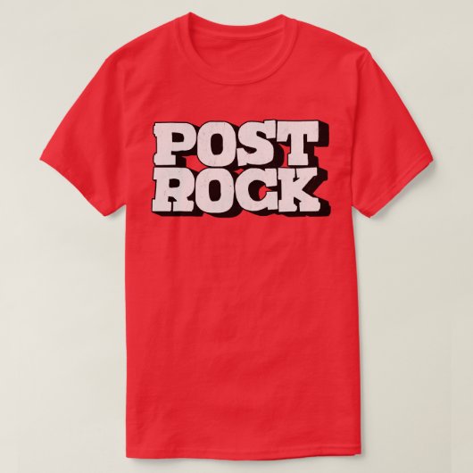 T-shirt Post Rock (Design devant)