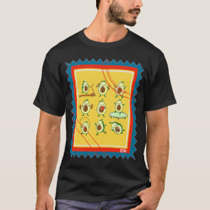 T-shirt Postage Végétarien Avocado Exercice