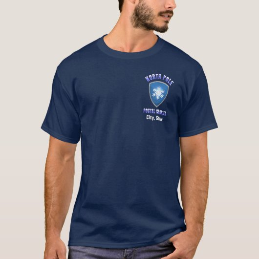 T-shirt postal de Pôle Nord (personnalisable) (Devant)