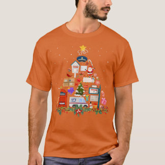 T-shirt Postal Service Christmas Tree Ornament Tree Xmas 2