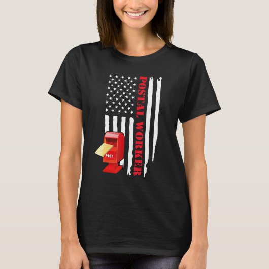 T-shirt Postal Worker Art Men Women Postman Post Office Me (Devant)